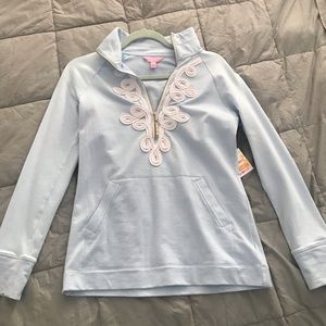 NWT UPF 50+ Skipper popover light blue XS